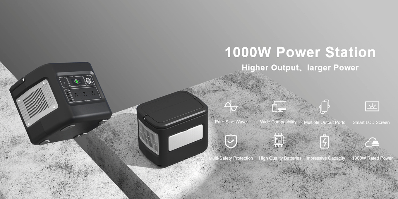Generatore solare ricaricabile da 1000 W per la ricarica mobile