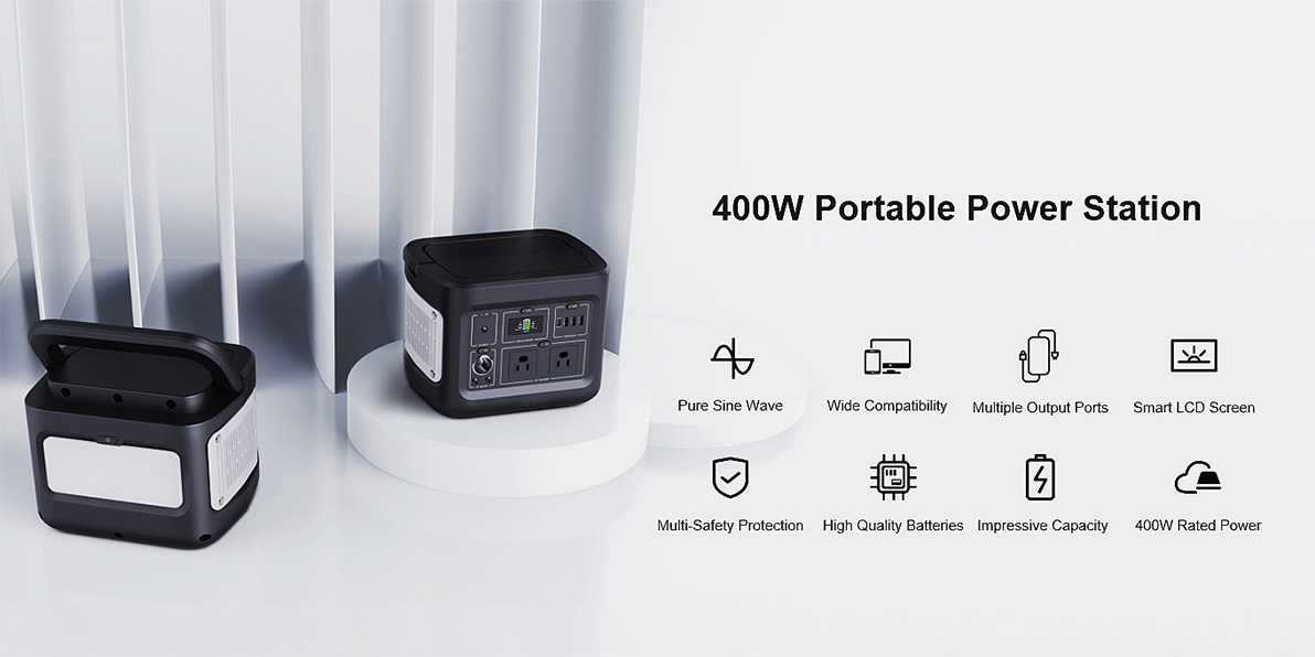 Generatore solare senza manutenzione da 400 W per la ricarica